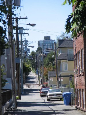 A lane in Kitsilano, Vancouver