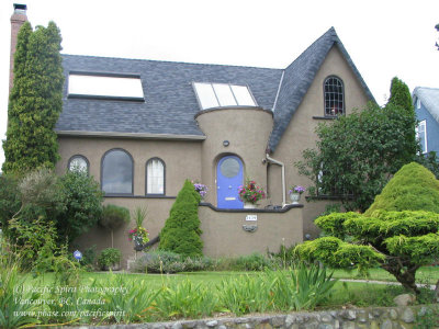 A 1920s house with modern skylights