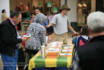 Herman Zapp at Brentwood Mall, Burnaby, B.C.
