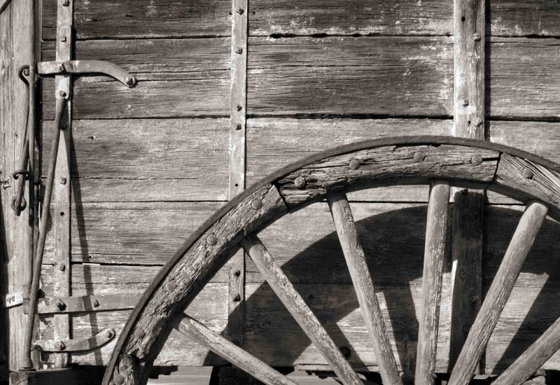 Original Borax wagon from the 20 mule team.