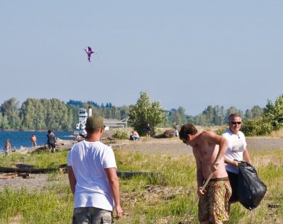 Sauvie Island Cleanup, July 7 08