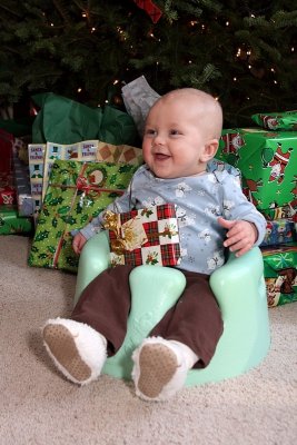 Grandson Mason~ Bumbo chairs rock!