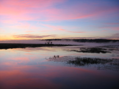 Morning Fog on  Belgrade's Messalonskee Lake