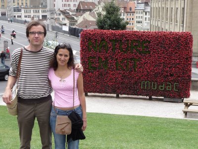 Niklas and Kathia in Lausanne