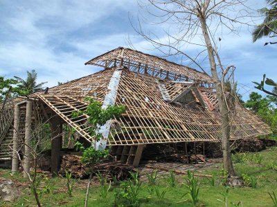 Typhoon damage