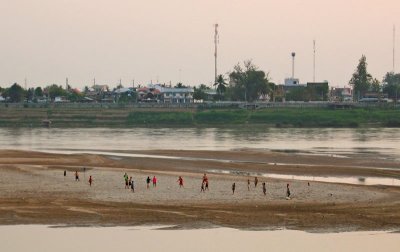 Football on the Mekong