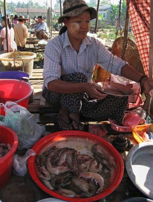 Chaungtha market