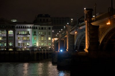 Southwark bridge at night