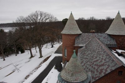 Winter roof at the DeCordova