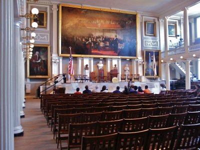 Inside Faneuil Hall