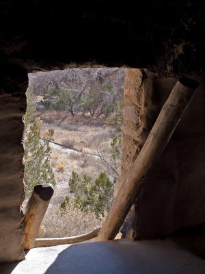 View from a cave room