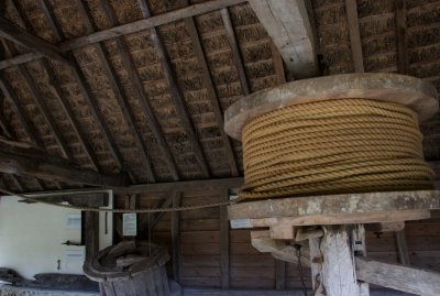 In the well shed