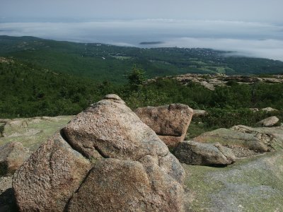 Mist in Frenchman's bay