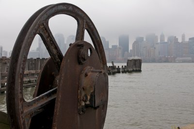 Pulley on the dock