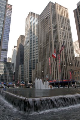 Radio City waterfalls