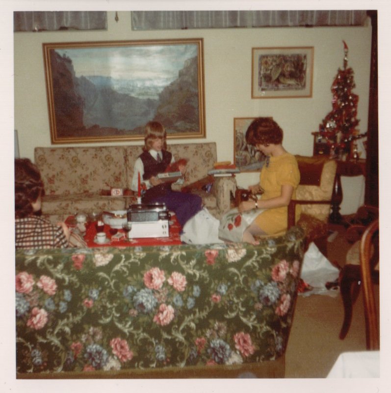Jólin viđ Reykjamörk 1973. Vera orđin stúdent