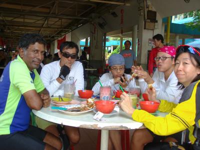 back in Singapore for lunch