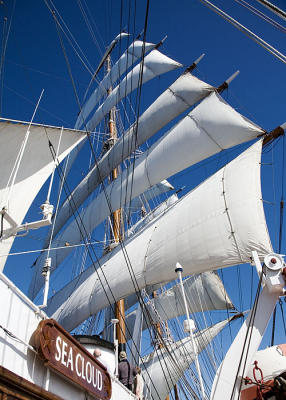 Under sail power -  a beautiful sight