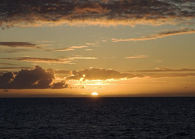 A beautiful Caribbean sunset