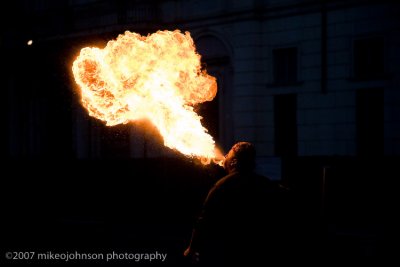 Fire Breather in Rome