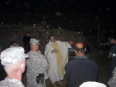 Easter Vigil Mass at Dair Mar Elia Monastery