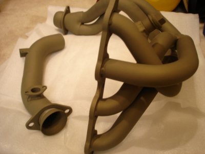 Header coating will turn gold/yellow in time.