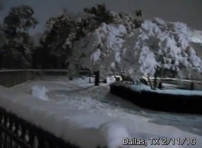 2010 - Snow in Dallas