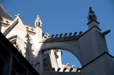 St Michiels en St Goedele Kathedraal outside 2