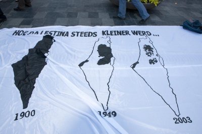 hoe Palestina steeds kleiner werd