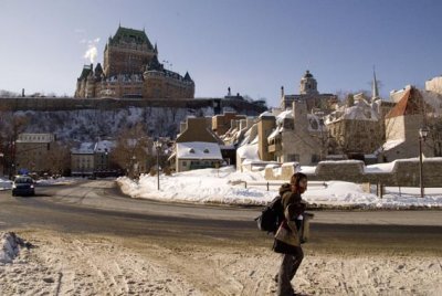 Chteau Frontenac l'hiver