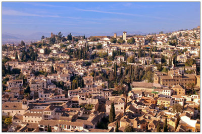 View of Granada from Alhambra