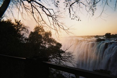 Victoria Falls -in the late afternoon