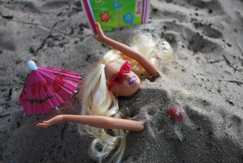 Barbies At The Beach!