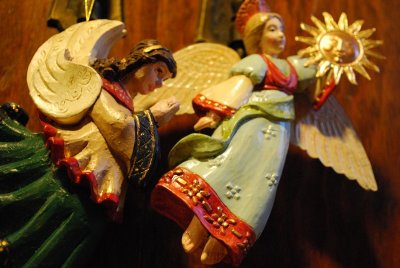 Angels On The Tea Cupboard