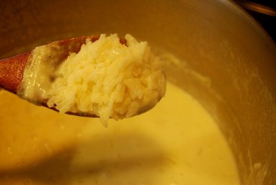 Making Rice Pudding