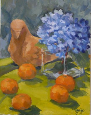 Hydrangea with Clay Pigeon.jpg