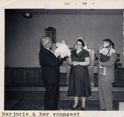 Russell, Marjorie and family