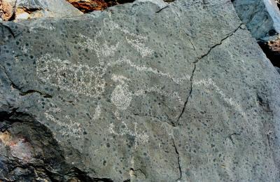 Musandam the mountain and the sea, petroglyph