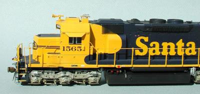 Santa Fe SD39 Mostly scratch built