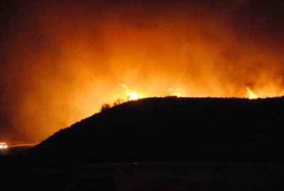 From Sand Canyon looking NW above Irvine