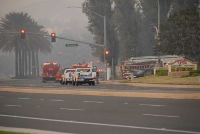 Crews on Portola Pkwy