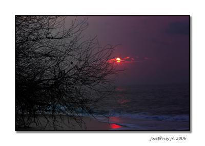 Sunrise at Rayong Beach, Thailand