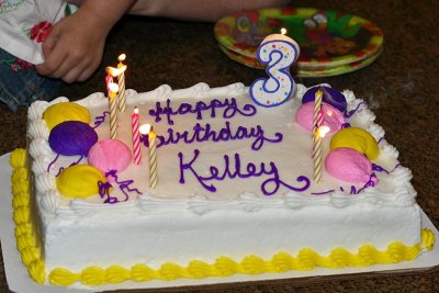 Kelley's 3rd Birthday