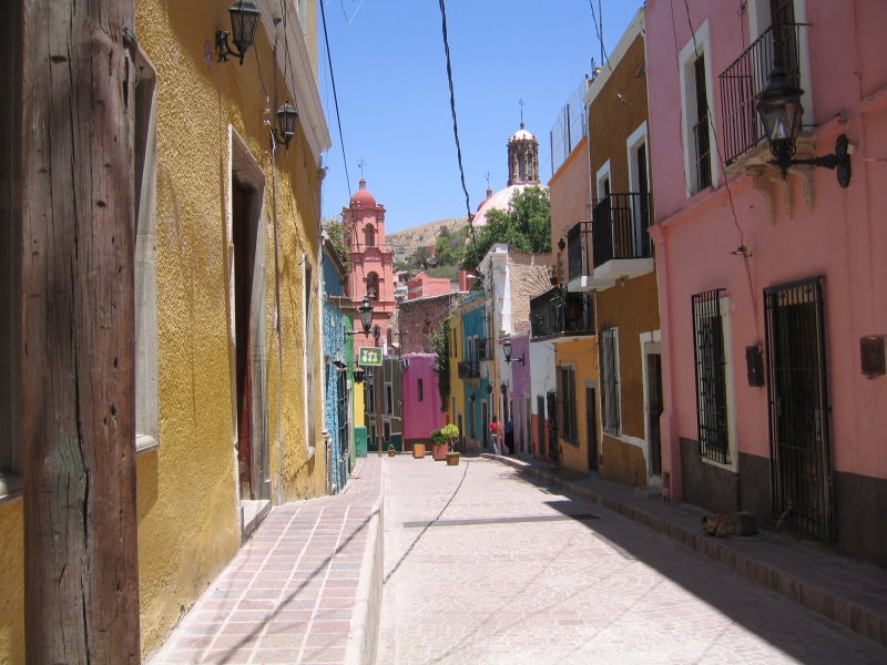 Quiet street...