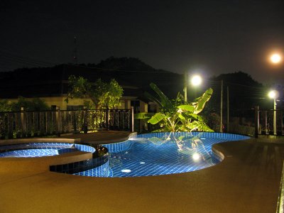 Pool in Moon Shine