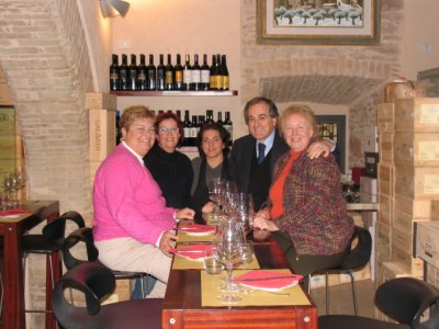 Wine Tasting in Spello with Roberto, Dominica and the cook