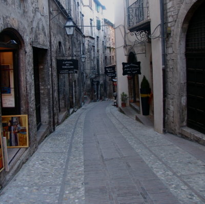 Spoleto street scene