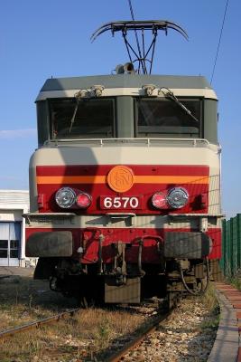 The CC6570 at Avignon depot.