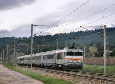 The BB22396 near Les Arcs-Draguignan.