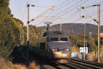 A TGV Sud-Est near Saint-Raphal.